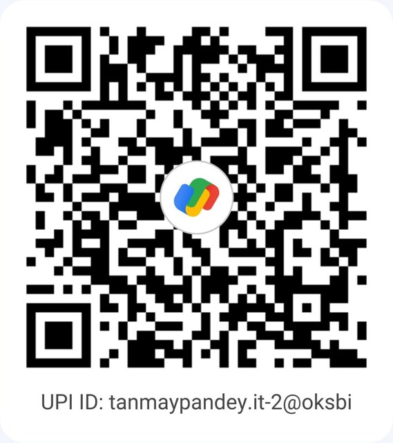 UPI QR code for tanmaypandey.it-2@oksbi